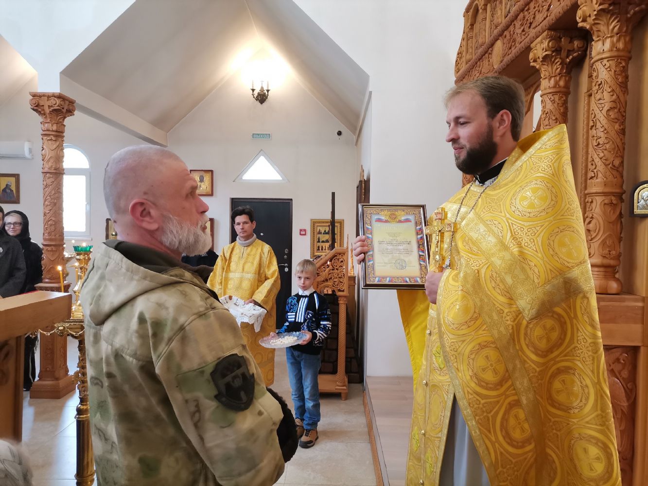 Благодарственное письмо от братьев казаков
